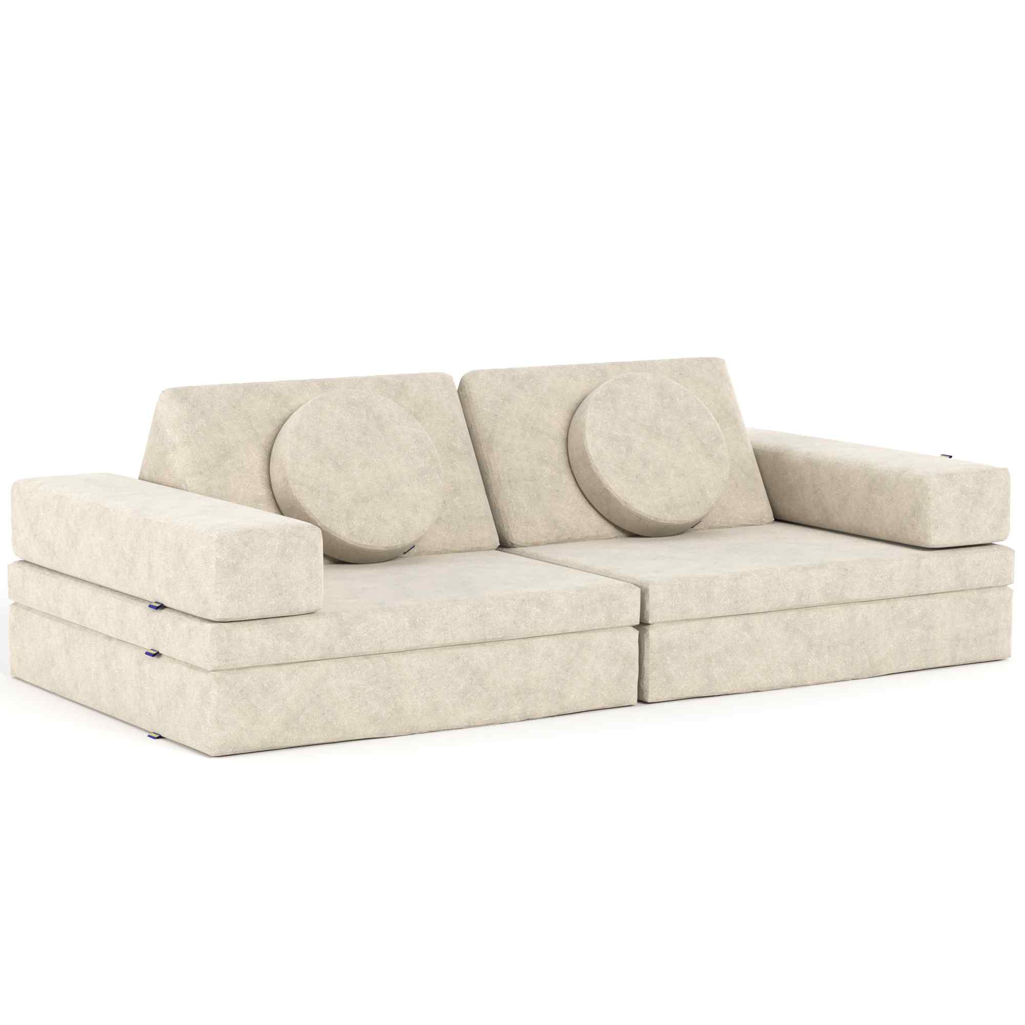 Play Sofa Cream Front Angle