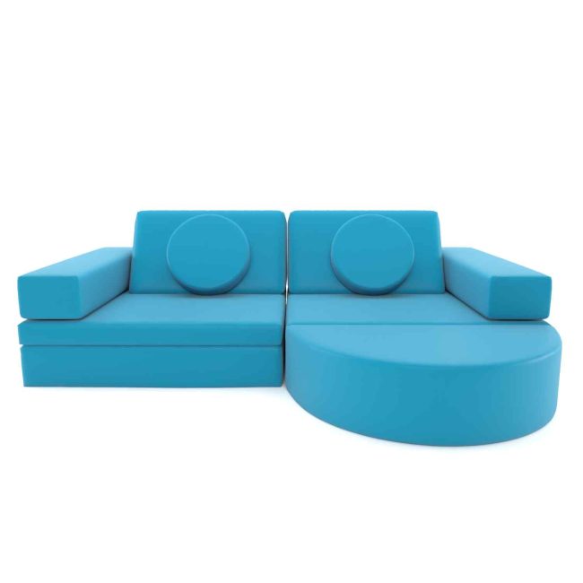 Outdoor Maxi Play Sofa Sky Blue Front